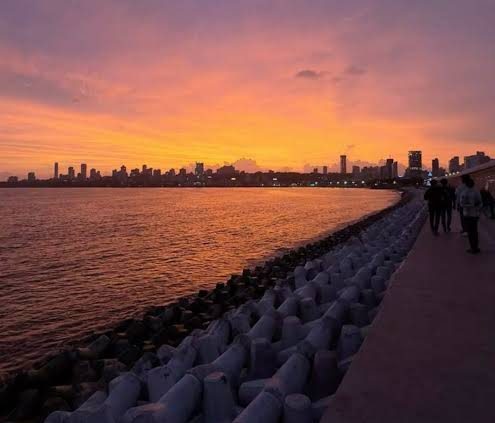 Marine drive evening